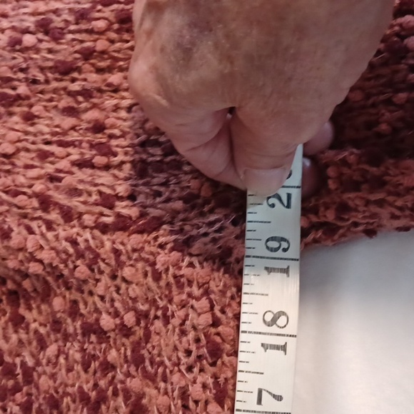 Womans Preswick & Moore Orange Fall Soft Knit Long Sleeve Sweater L New - Picture 6 of 8